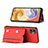 Funda Lujo Cuero Carcasa YB1 para Samsung Galaxy A04E Rojo