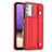 Funda Lujo Cuero Carcasa YB1 para Samsung Galaxy A13 4G Rojo