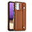 Funda Lujo Cuero Carcasa YB1 para Samsung Galaxy A32 5G Marron