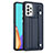 Funda Lujo Cuero Carcasa YB1 para Samsung Galaxy A72 4G Azul