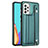 Funda Lujo Cuero Carcasa YB1 para Samsung Galaxy A72 4G Verde
