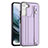 Funda Lujo Cuero Carcasa YB1 para Samsung Galaxy S21 FE 5G Morado