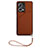 Funda Lujo Cuero Carcasa YB1 para Xiaomi Redmi Note 12 Pro+ Plus 5G Marron