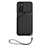 Funda Lujo Cuero Carcasa YB2 para Oppo A16 Negro