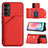 Funda Lujo Cuero Carcasa YB2 para Samsung Galaxy A14 4G Rojo