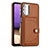 Funda Lujo Cuero Carcasa YB2 para Samsung Galaxy A32 5G Marron