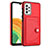 Funda Lujo Cuero Carcasa YB2 para Samsung Galaxy A73 5G Rojo