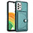 Funda Lujo Cuero Carcasa YB2 para Samsung Galaxy A73 5G Verde