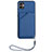 Funda Lujo Cuero Carcasa YB2 para Samsung Galaxy M04 Azul