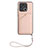 Funda Lujo Cuero Carcasa YB2 para Xiaomi Redmi 10 Power Oro Rosa