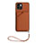 Funda Lujo Cuero Carcasa YB2 para Xiaomi Redmi A1 Marron