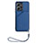 Funda Lujo Cuero Carcasa YB2 para Xiaomi Redmi Note 12 4G Azul