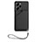 Funda Lujo Cuero Carcasa YB2 para Xiaomi Redmi Note 12 Pro Speed 5G Negro