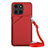 Funda Lujo Cuero Carcasa YB3 para Huawei Honor X8b Rojo