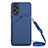 Funda Lujo Cuero Carcasa YB3 para Oppo A58 4G Azul