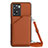 Funda Lujo Cuero Carcasa YB3 para Oppo A77 4G Marron