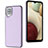 Funda Lujo Cuero Carcasa YB3 para Samsung Galaxy A12 Nacho Morado