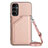 Funda Lujo Cuero Carcasa YB3 para Samsung Galaxy A14 4G Oro Rosa