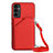 Funda Lujo Cuero Carcasa YB3 para Samsung Galaxy Quantum4 5G Rojo