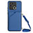 Funda Lujo Cuero Carcasa YB3 para Xiaomi Redmi 10 Power Azul