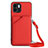 Funda Lujo Cuero Carcasa YB3 para Xiaomi Redmi A2 Rojo