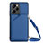 Funda Lujo Cuero Carcasa YB3 para Xiaomi Redmi Note 12 Pro Speed 5G Azul