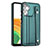 Funda Lujo Cuero Carcasa YB4 para Samsung Galaxy A34 5G Verde