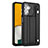 Funda Lujo Cuero Carcasa YB4 para Samsung Galaxy Jump3 5G Negro