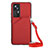 Funda Lujo Cuero Carcasa YB4 para Xiaomi Redmi K50 Ultra 5G Rojo