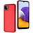 Funda Lujo Cuero Carcasa YB6 para Samsung Galaxy A22s 5G Rojo