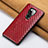 Funda Lujo Cuero Carcasa Z01 para Huawei Mate 20 X 5G Rojo