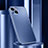 Funda Lujo Marco de Aluminio Carcasa 360 Grados M01 para Apple iPhone 14 Azul