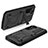 Funda Lujo Marco de Aluminio Carcasa 360 Grados M01 para Samsung Galaxy S21 5G Negro