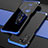 Funda Lujo Marco de Aluminio Carcasa 360 Grados P01 para Xiaomi Mi 11i 5G Azul y Negro
