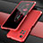 Funda Lujo Marco de Aluminio Carcasa 360 Grados P01 para Xiaomi Redmi Note 11 Pro+ Plus 5G Rojo