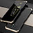 Funda Lujo Marco de Aluminio Carcasa 360 Grados P01 para Xiaomi Redmi Note 9T 5G Oro y Negro