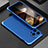 Funda Lujo Marco de Aluminio Carcasa 360 Grados para Apple iPhone 15 Pro Azul