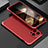 Funda Lujo Marco de Aluminio Carcasa 360 Grados para Apple iPhone 15 Pro Max Rojo