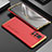 Funda Lujo Marco de Aluminio Carcasa 360 Grados para Huawei Honor V40 5G Oro y Rojo