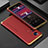 Funda Lujo Marco de Aluminio Carcasa 360 Grados para Xiaomi Mi 12 5G Oro y Rojo