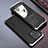 Funda Lujo Marco de Aluminio Carcasa 360 Grados para Xiaomi Mi 13 5G Plata y Negro