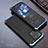 Funda Lujo Marco de Aluminio Carcasa 360 Grados para Xiaomi Mi 13 Pro 5G Azul y Negro