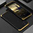 Funda Lujo Marco de Aluminio Carcasa 360 Grados para Xiaomi Poco F4 5G Oro y Negro