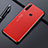 Funda Lujo Marco de Aluminio Carcasa M01 para Huawei Enjoy 10 Plus Rojo