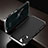 Funda Lujo Marco de Aluminio Carcasa M01 para Huawei Honor V30 5G Plata y Negro