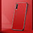 Funda Lujo Marco de Aluminio Carcasa M01 para Huawei P Smart Pro (2019) Rojo