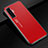 Funda Lujo Marco de Aluminio Carcasa M01 para Vivo X50 5G Rojo