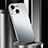 Funda Lujo Marco de Aluminio Carcasa M02 para Apple iPhone 15 Plus Plata