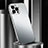 Funda Lujo Marco de Aluminio Carcasa M03 para Apple iPhone 13 Pro Max Plata