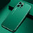 Funda Lujo Marco de Aluminio Carcasa M04 para Apple iPhone 14 Pro Verde